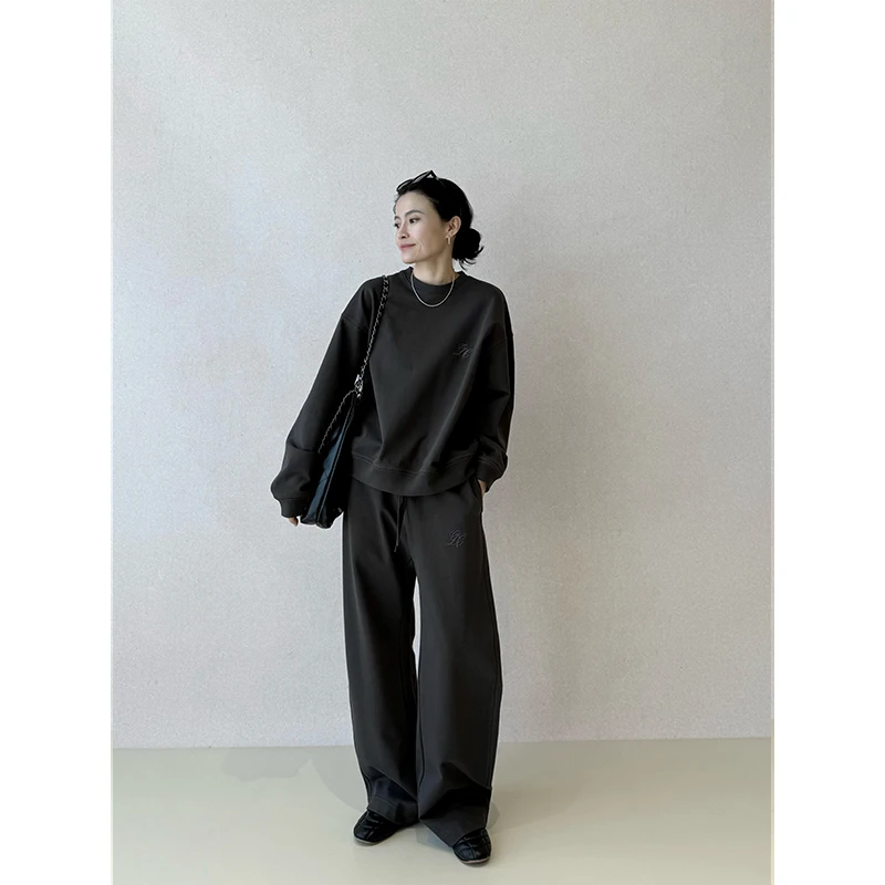 细毛圈香蕉卫裤长裤