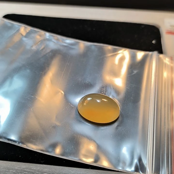 沙***花石英岩玉未镶嵌戒面