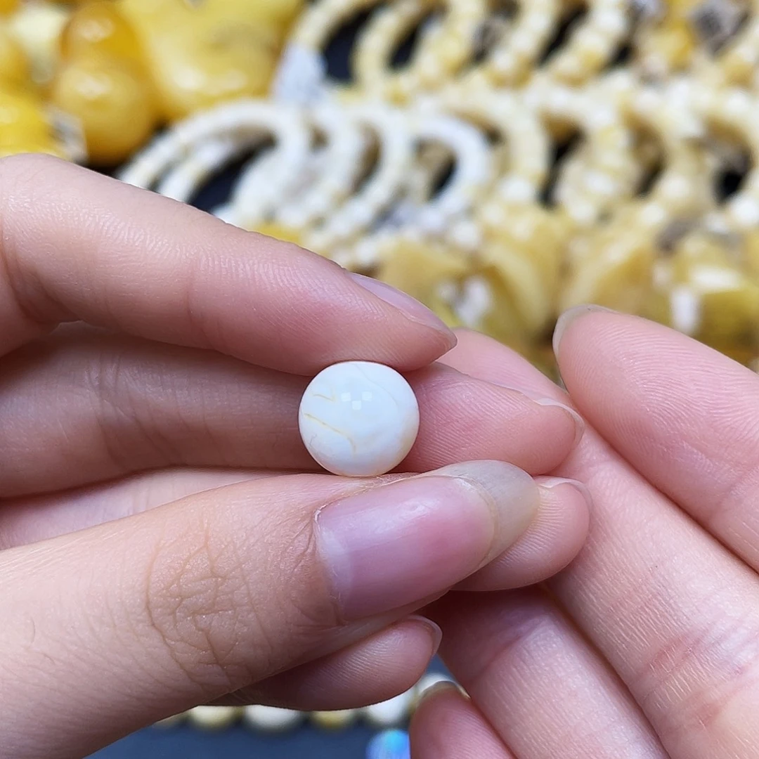 裸石蜜蜡未镶嵌圆珠11mm