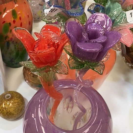 琉璃用****5花瓶高45厘米