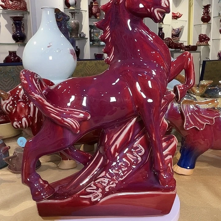 源**厂钧瓷的制作工艺和工艺都是