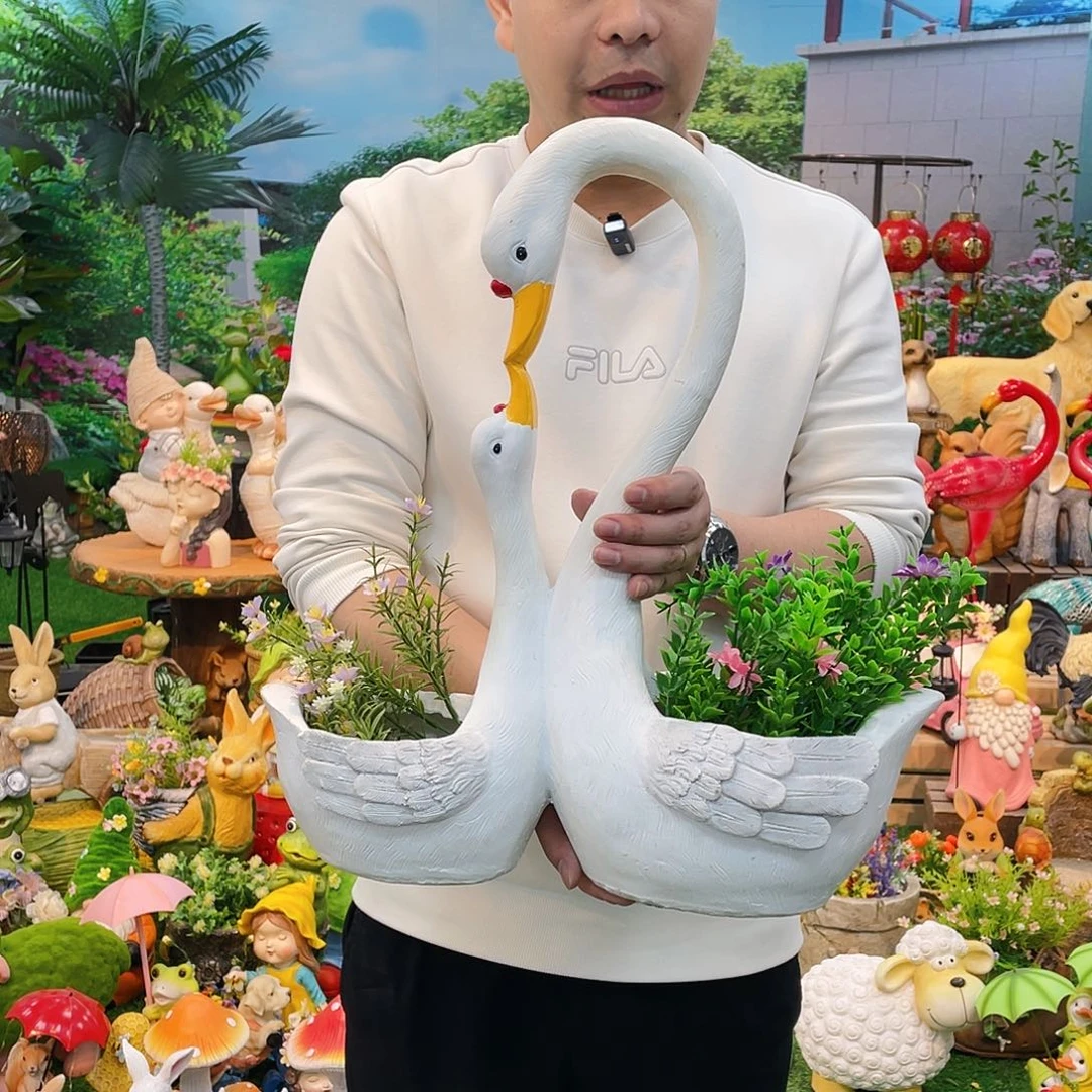 红陶花园庭院摆件