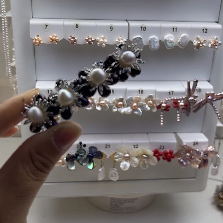 未镶嵌发夹淡水珍珠