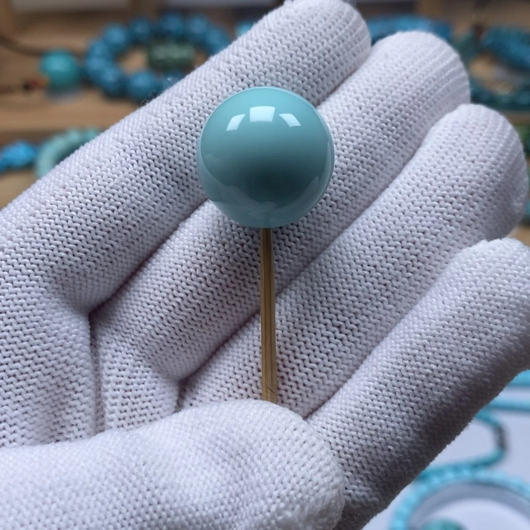 绿松石未镶嵌原矿纯干料绿松石