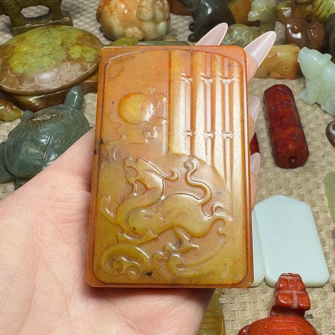 白玉菩提吊坠挂件