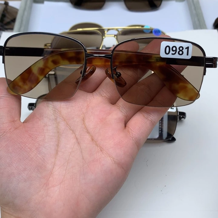 分体式半框茶水晶0981
