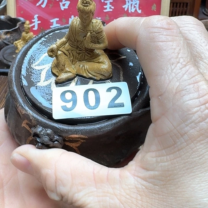 纯手工制作粗陶茶具世**坤