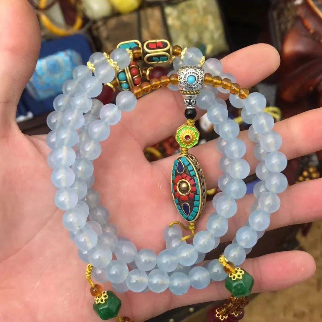 【闪购商品】蓝翡翠长链