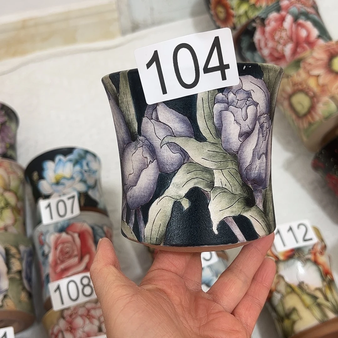 景德镇炫彩手绘口10高10.5