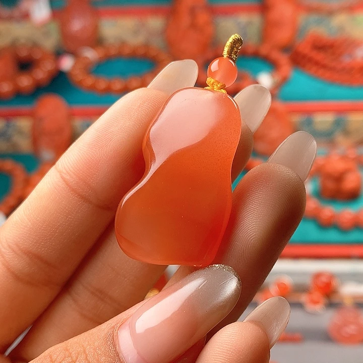 吊坠(不含链)未镶嵌南红玛瑙