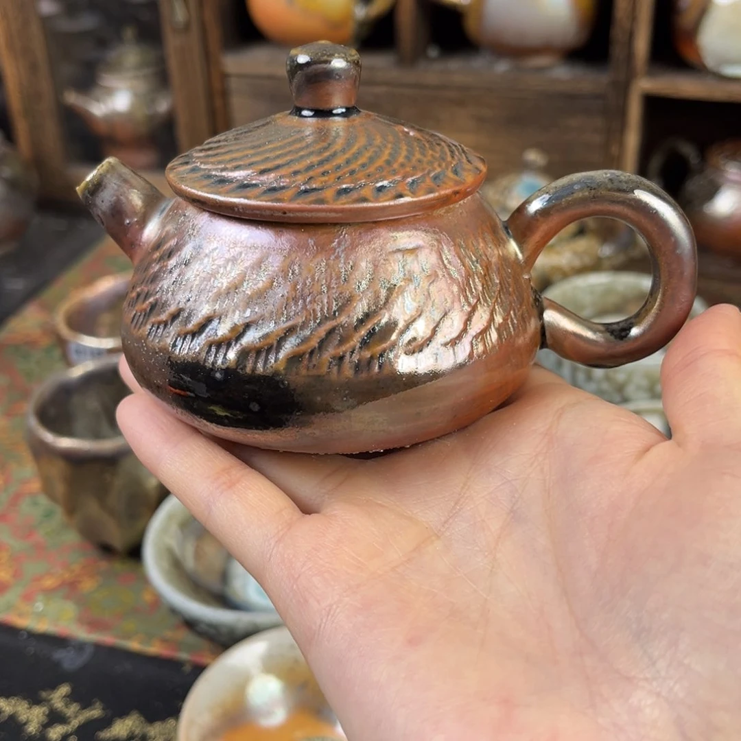 杯柴烧茶器细陶壶