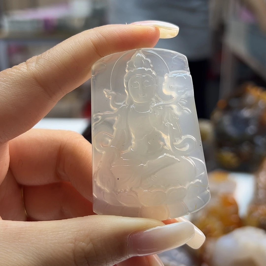 玛瑙/玉髓未镶嵌吊坠(不含链)