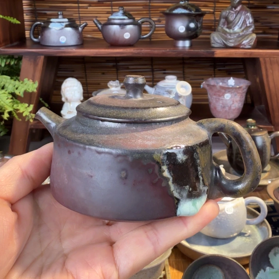 乌金壶 柴烧裸烧类