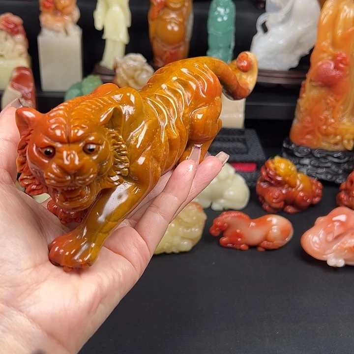 寿山石杜陵石摆件
