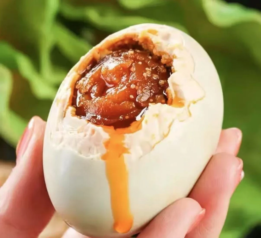 烤海鸭蛋红心流油咸鸭蛋正宗广西北海红树林60g开袋即食