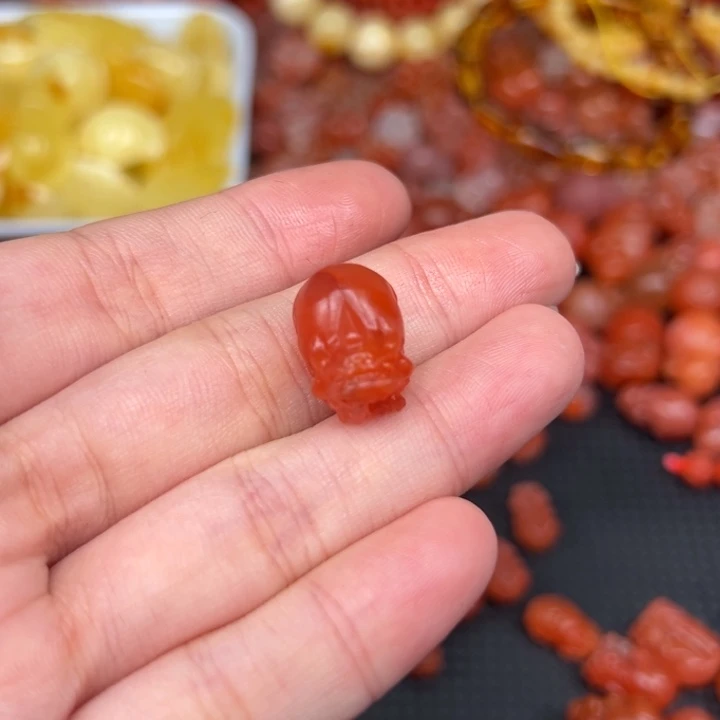 南红玛瑙未镶嵌吊坠(不含链)