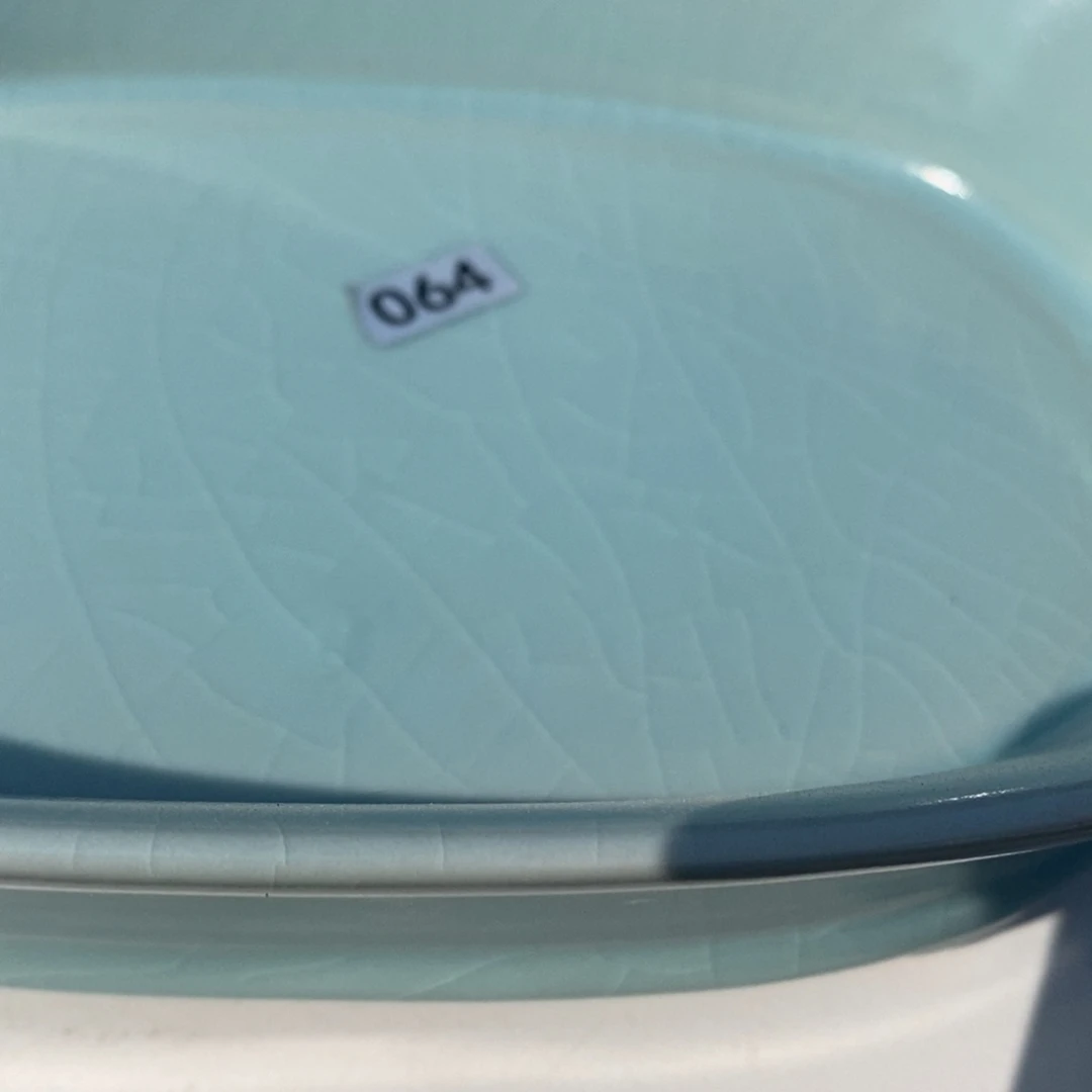 摆件豹*抱朴汝瓷仿古微瑕