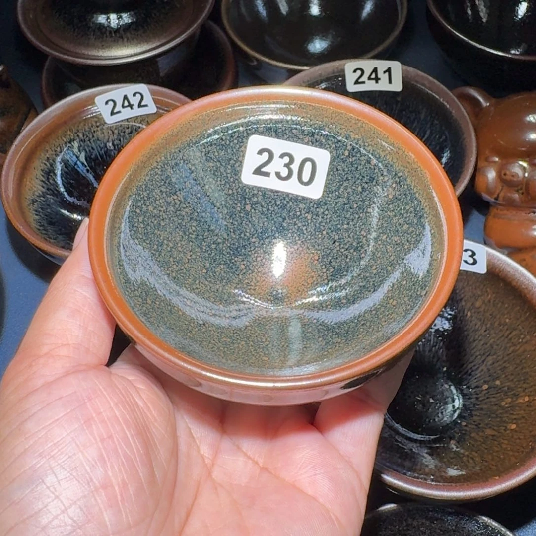 不***翁小雨茶盏，手工柴烧