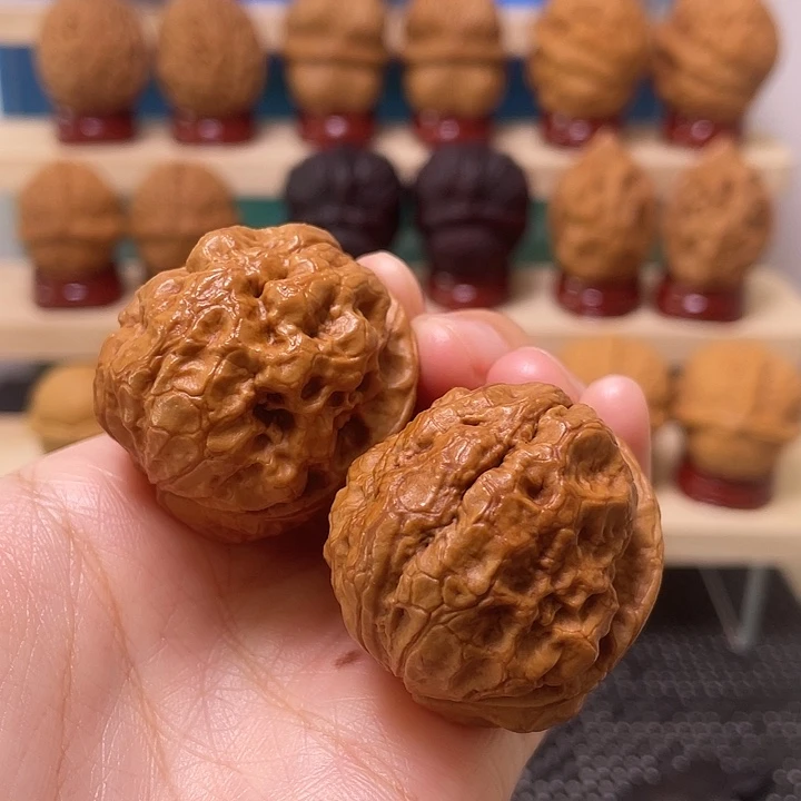 吊坠文玩核桃麒麟旮瘩包46