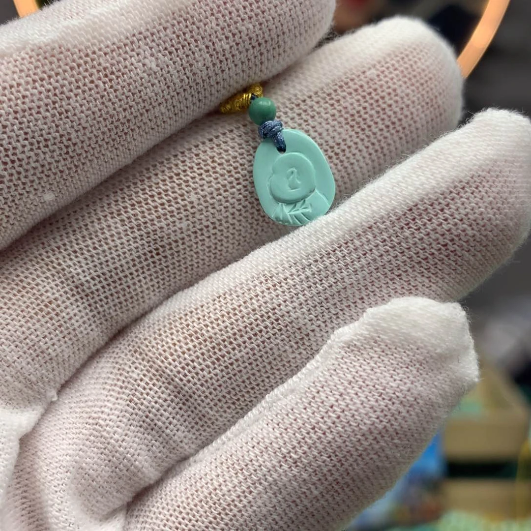 绿松石挂件未镶嵌