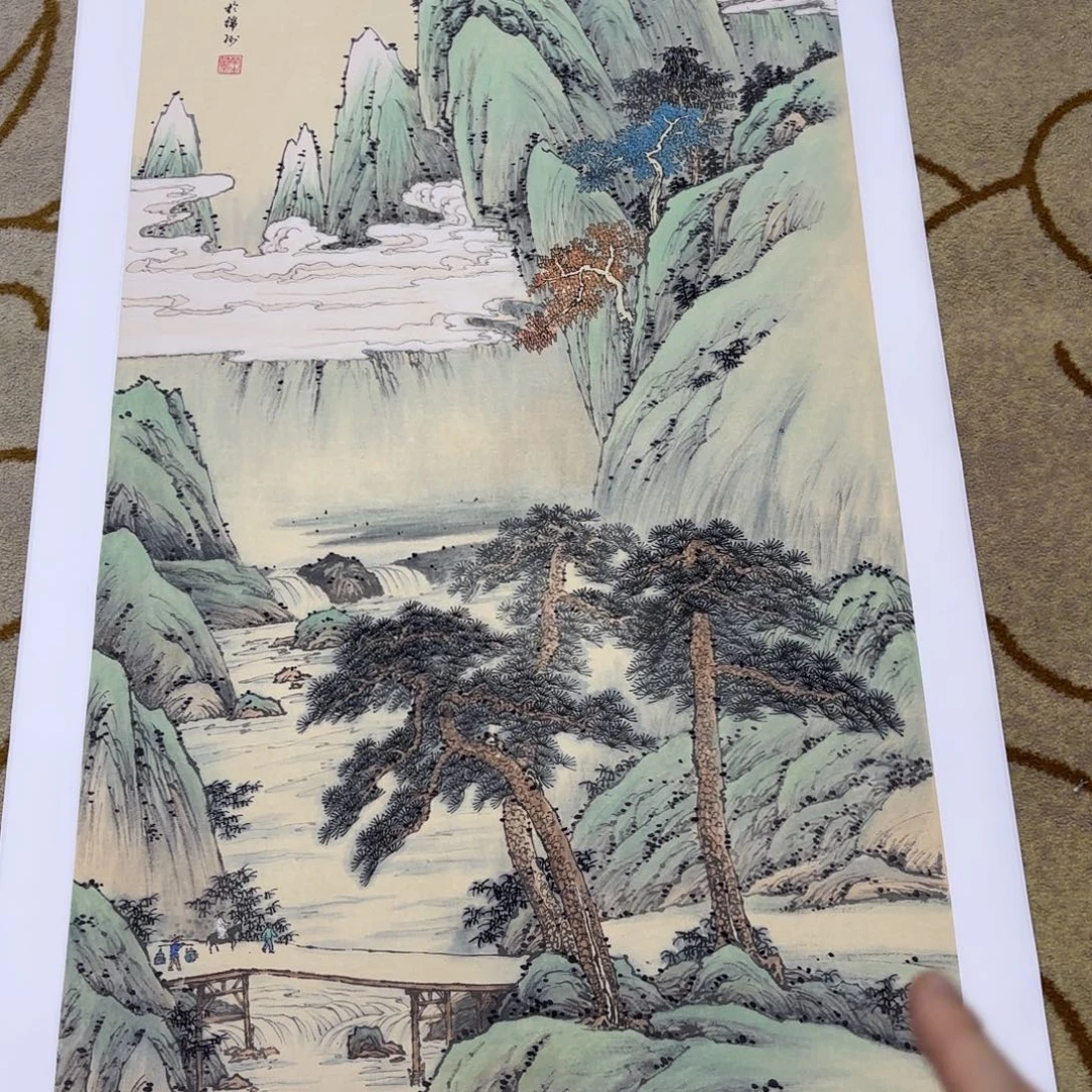 卖***象国画李欣蒙生佑李欣主播