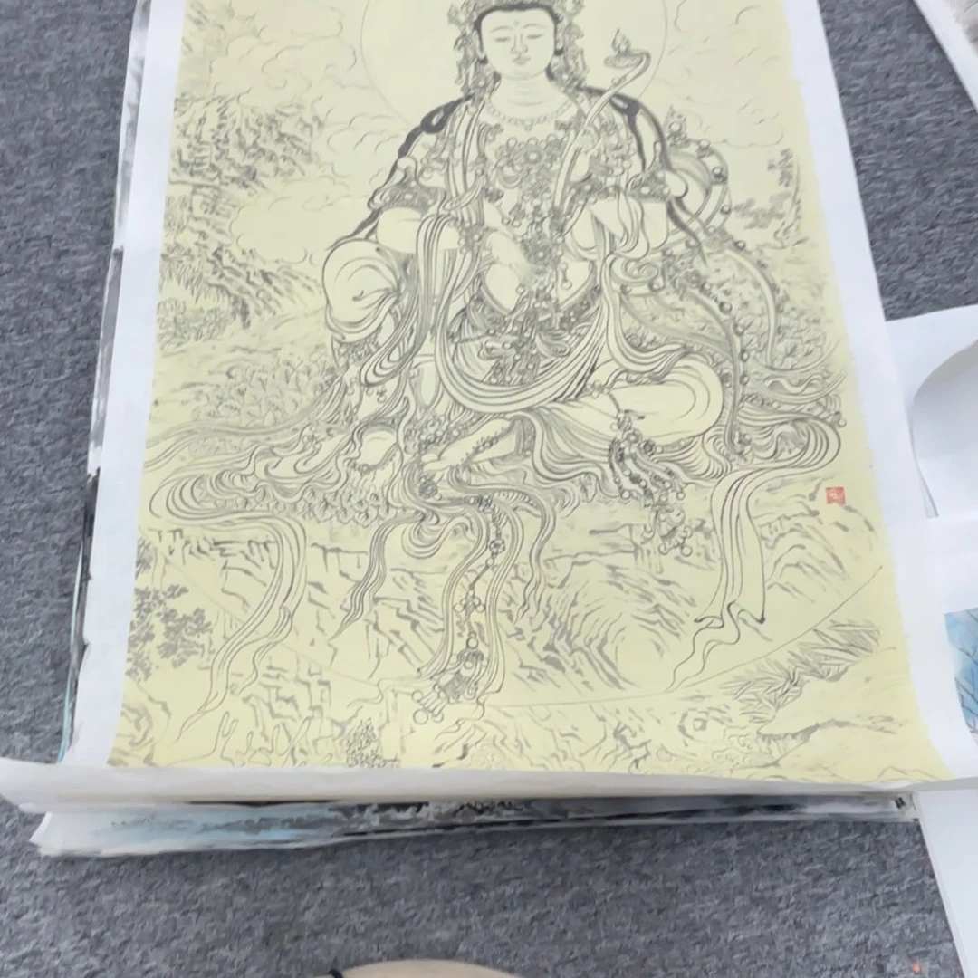 泉***夫国画绘画作品多次参加全国