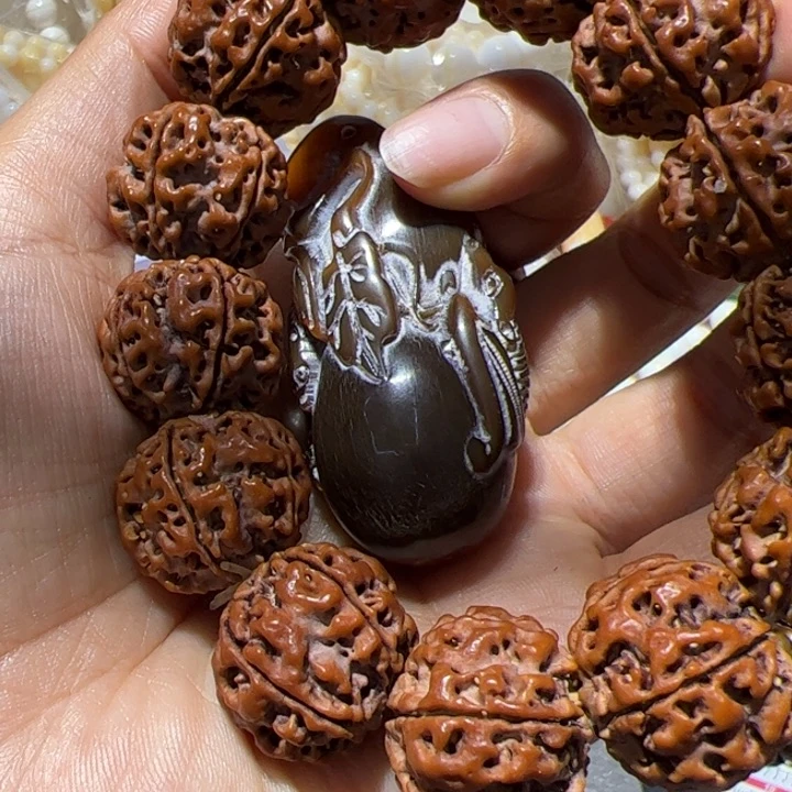 核桃手串/手链射白葫芦