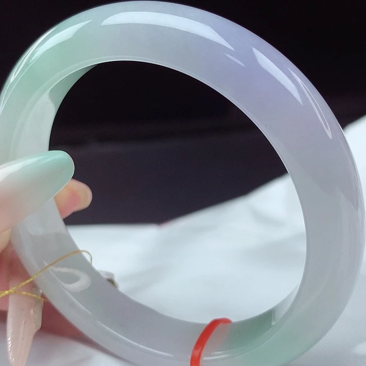 翡翠未镶嵌手镯56圈732