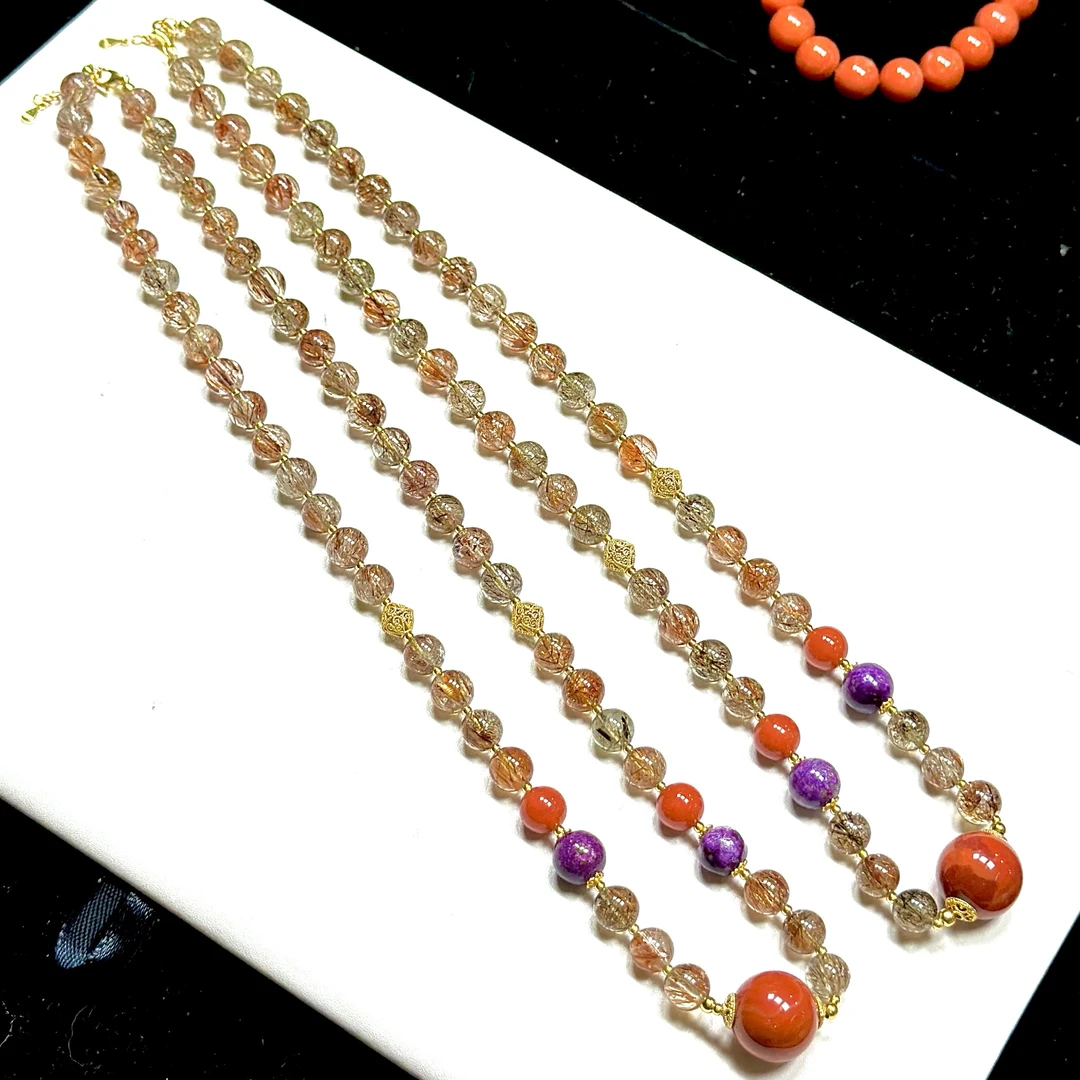 【ZY】黑金超DIY项链-约8mm（多样性发其一）