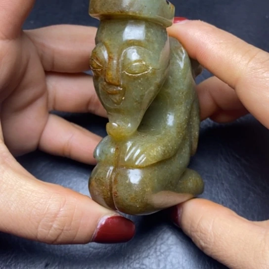 和田玉（糖玉）挂件未镶嵌