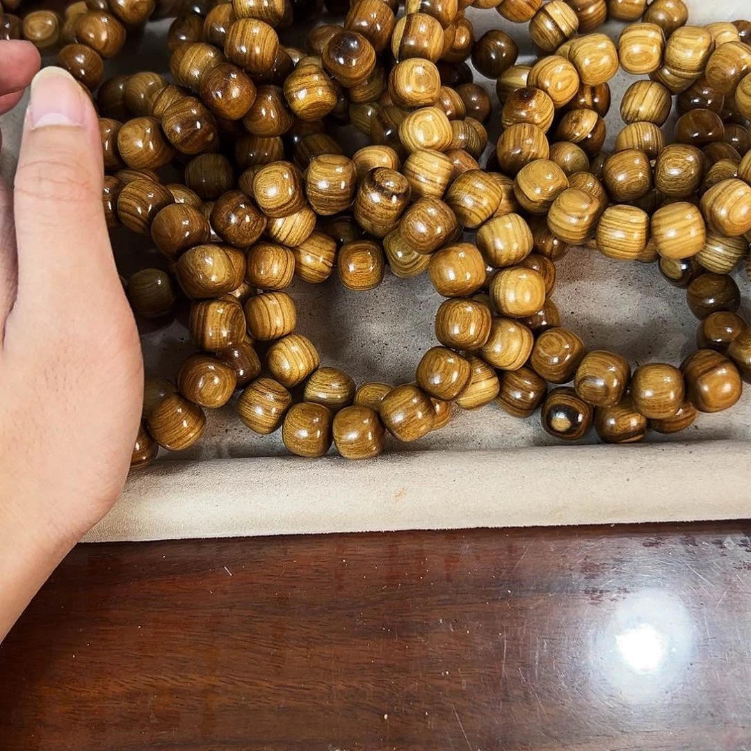 黄花梨/降香黄檀手串/手链15mm桶珠垒垒木