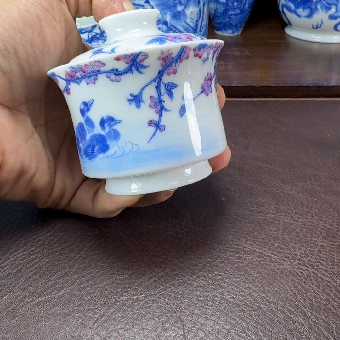 友***生瓷片当代景德镇陶瓷手绘茶具