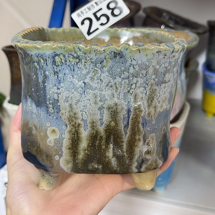 景德镇陶瓷盆 满30包邮 口12