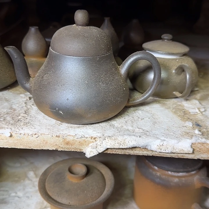 紫泥茶壶坭兴陶龙窑柴窑大寺