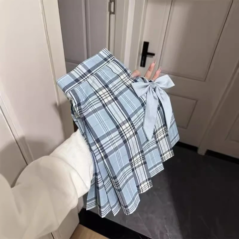 小田町原创jk制服【聆泉】格裙日系学生学院风短裙制服百褶裙校供
