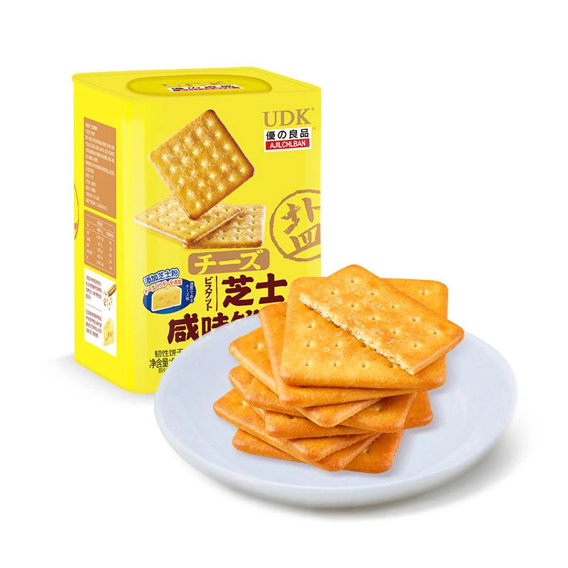 优之良品芝士咸味饼干什锦饼干礼盒装独立包装小饼干680g送礼饼干