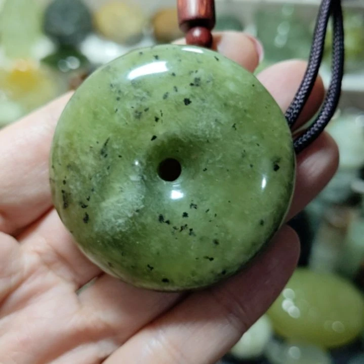 岫玉平安扣未镶嵌