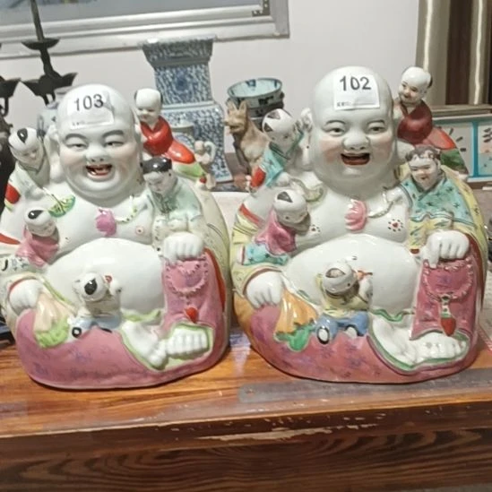 摆件粉彩陶瓷摆件粉彩陶瓷摆件青花陶瓷