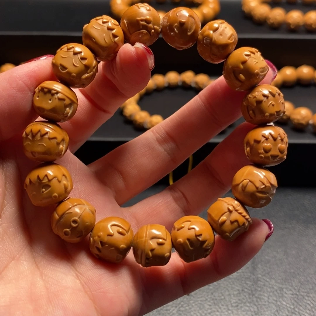 猴头核桃手串火**喵小丸子