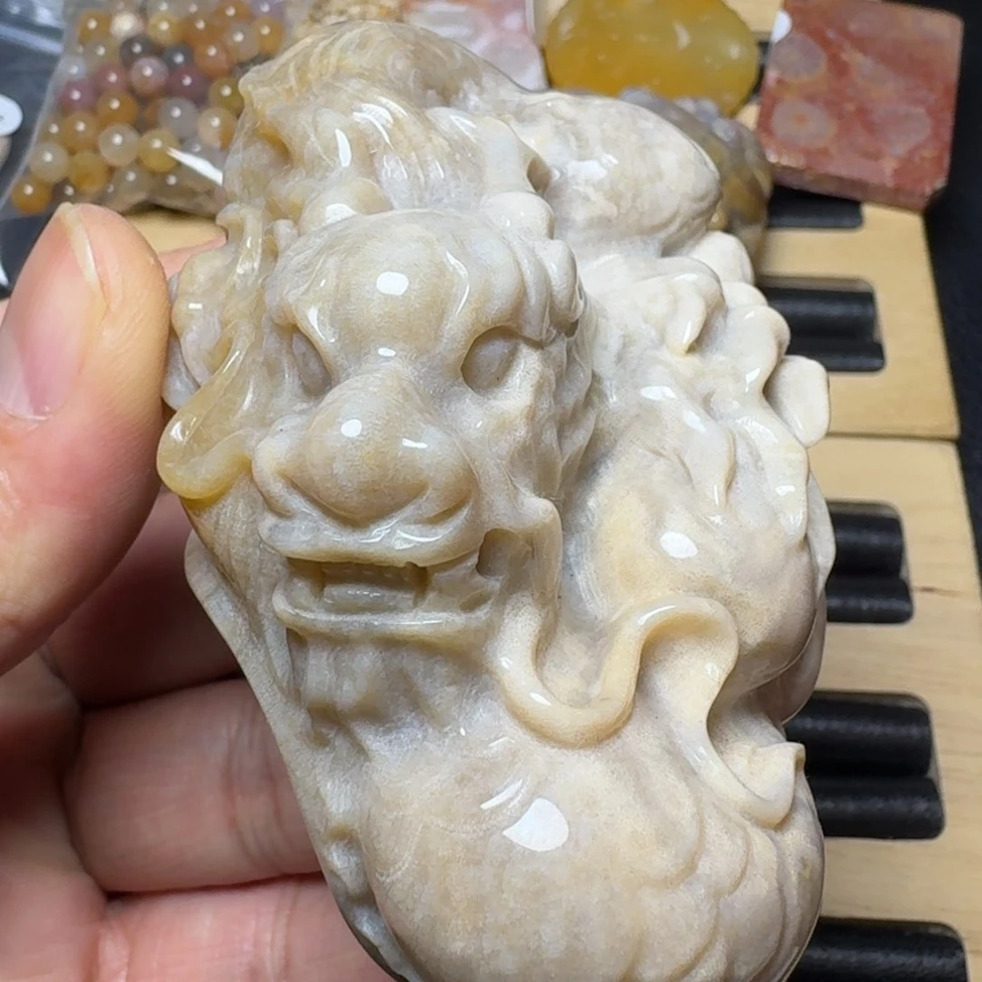 硅化玉纯天然色有机玉石未镶嵌