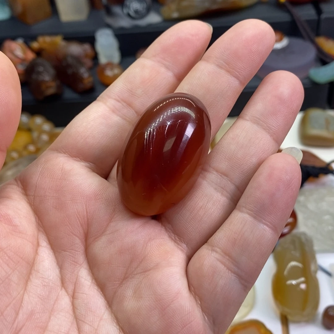 玛瑙/玉髓未镶嵌吊坠