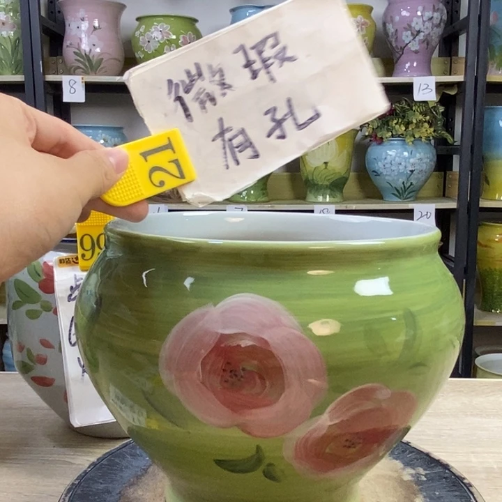 景德镇高温陶瓷花盆