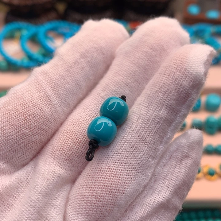 绿松石未镶嵌湖北天然原矿绿松石