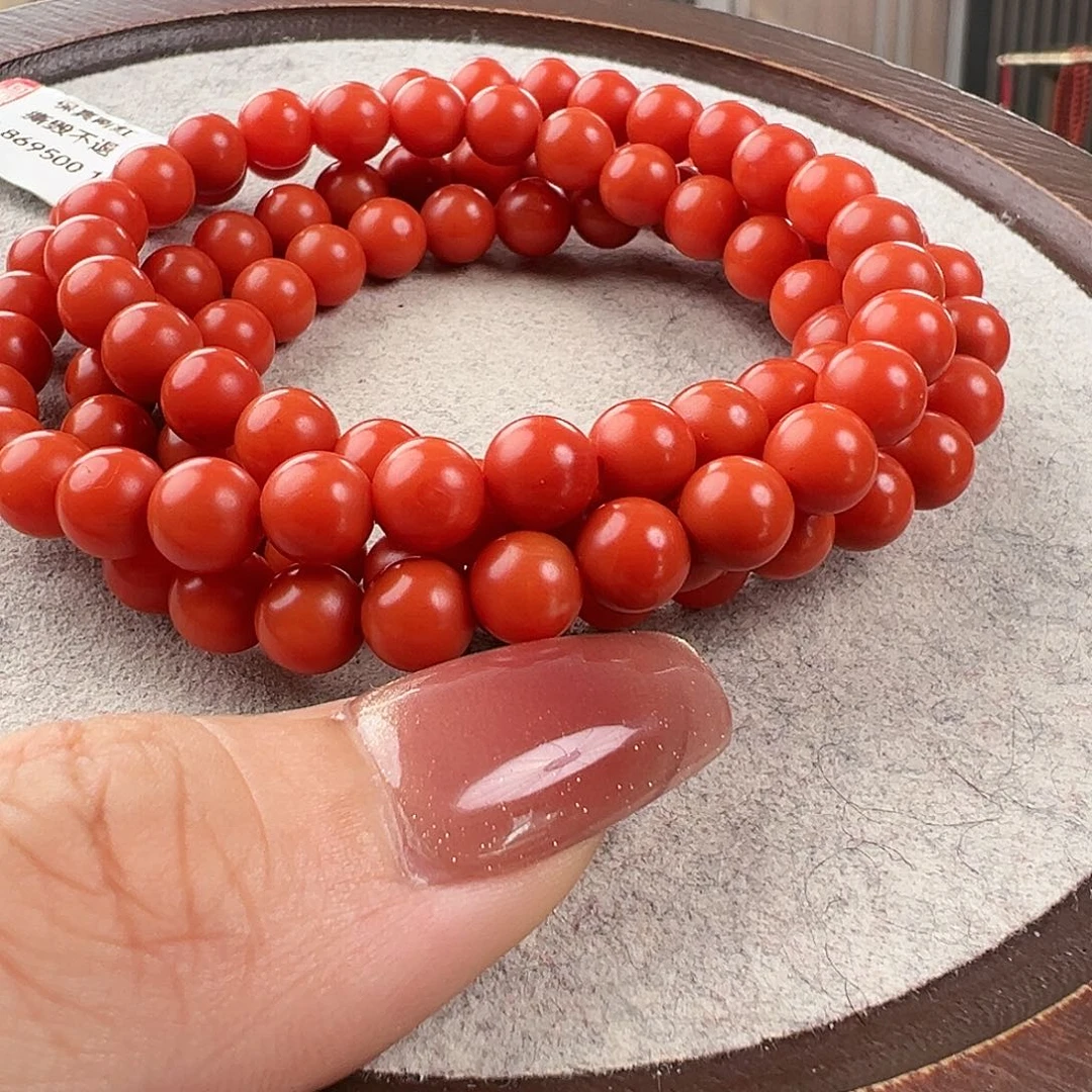 南红玛瑙多圈未镶嵌