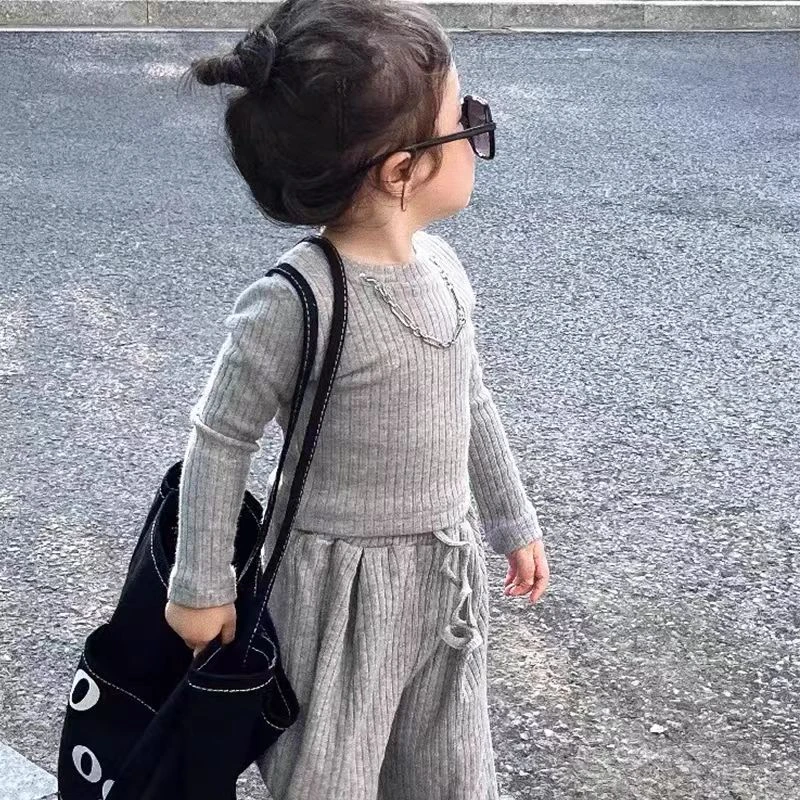 现货Z215女童春秋季套装