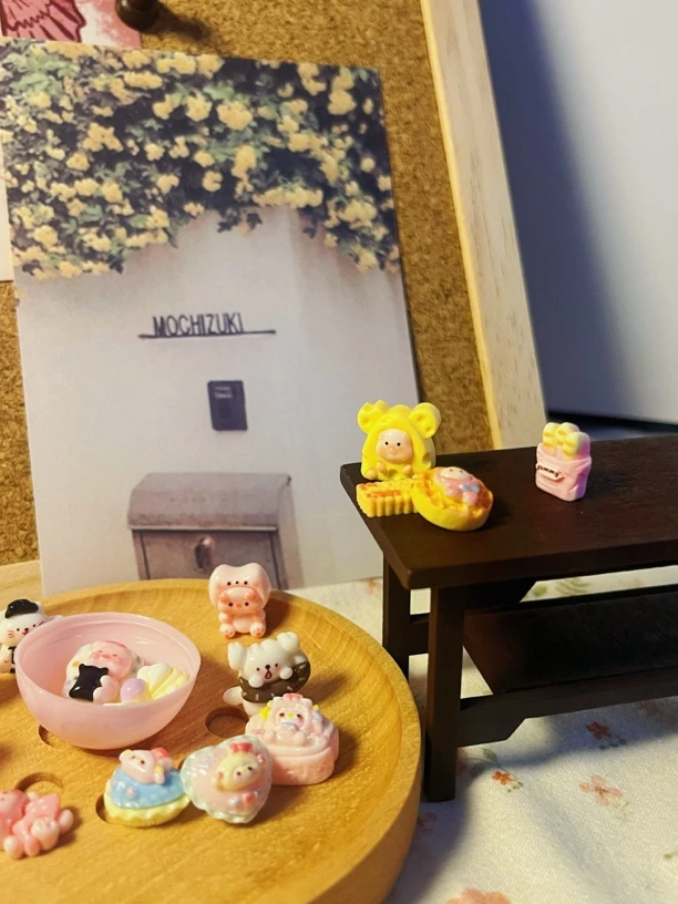 <直播开小蛋啦*许愿颜色*欧中+1>迷你食玩树脂手工DIY可爱