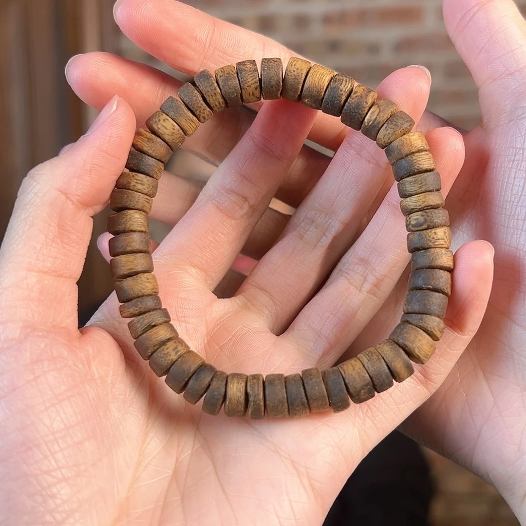 沉香手串8g➕ 沉水浮金沙叶多样性发货一条
