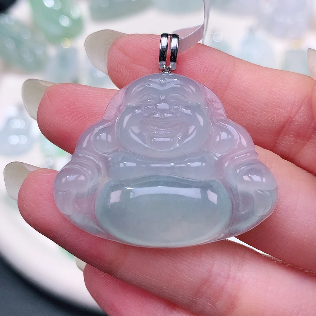 颈饰18K金镶嵌翡翠29-36.8-5.6