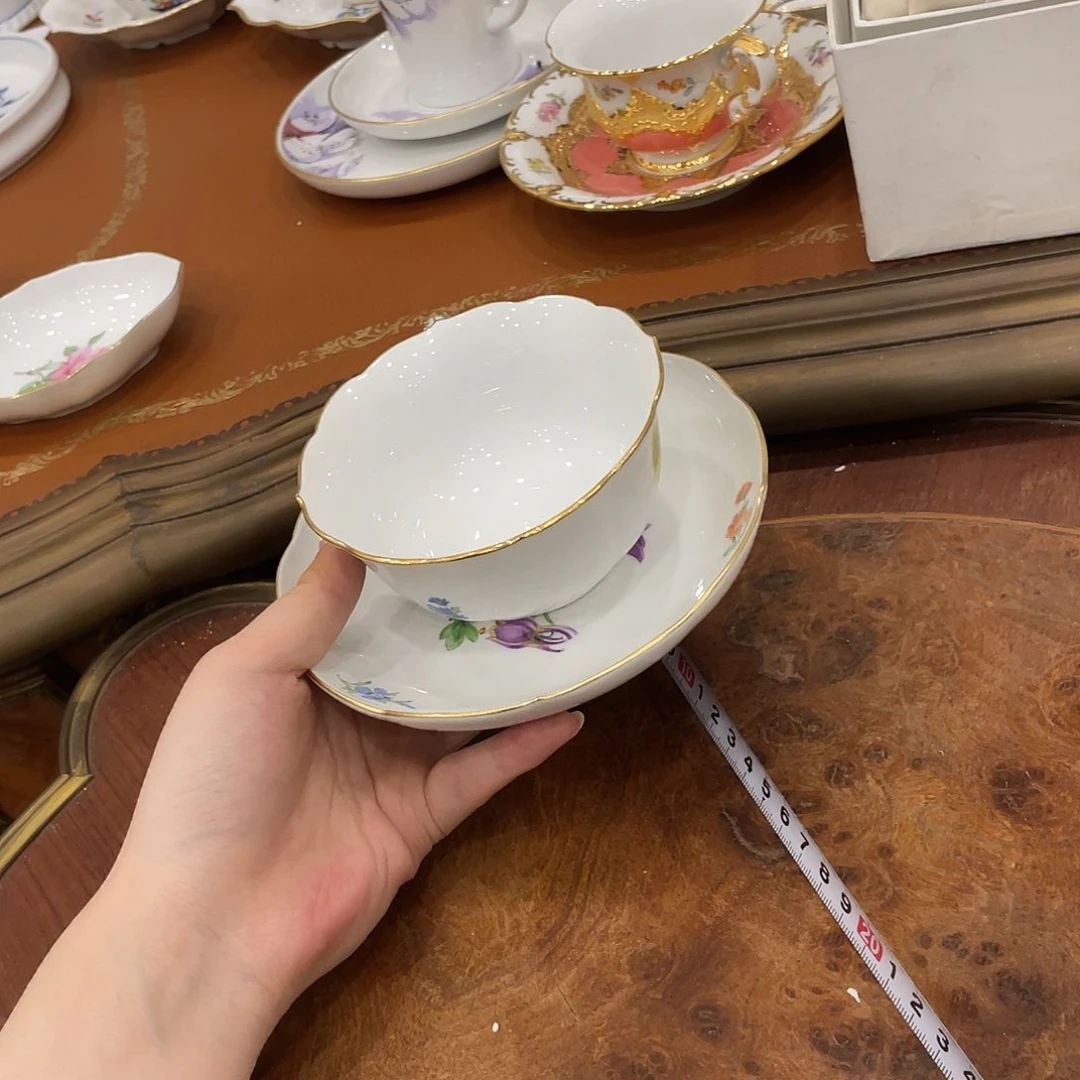 瓷片中古二等红茶杯