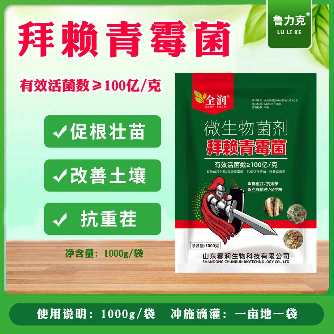 拜赖青霉菌100亿/克生根壮苗全水溶菌剂